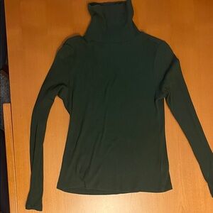 Old Navy Dark Green Long Sleeve Turtleneck Top